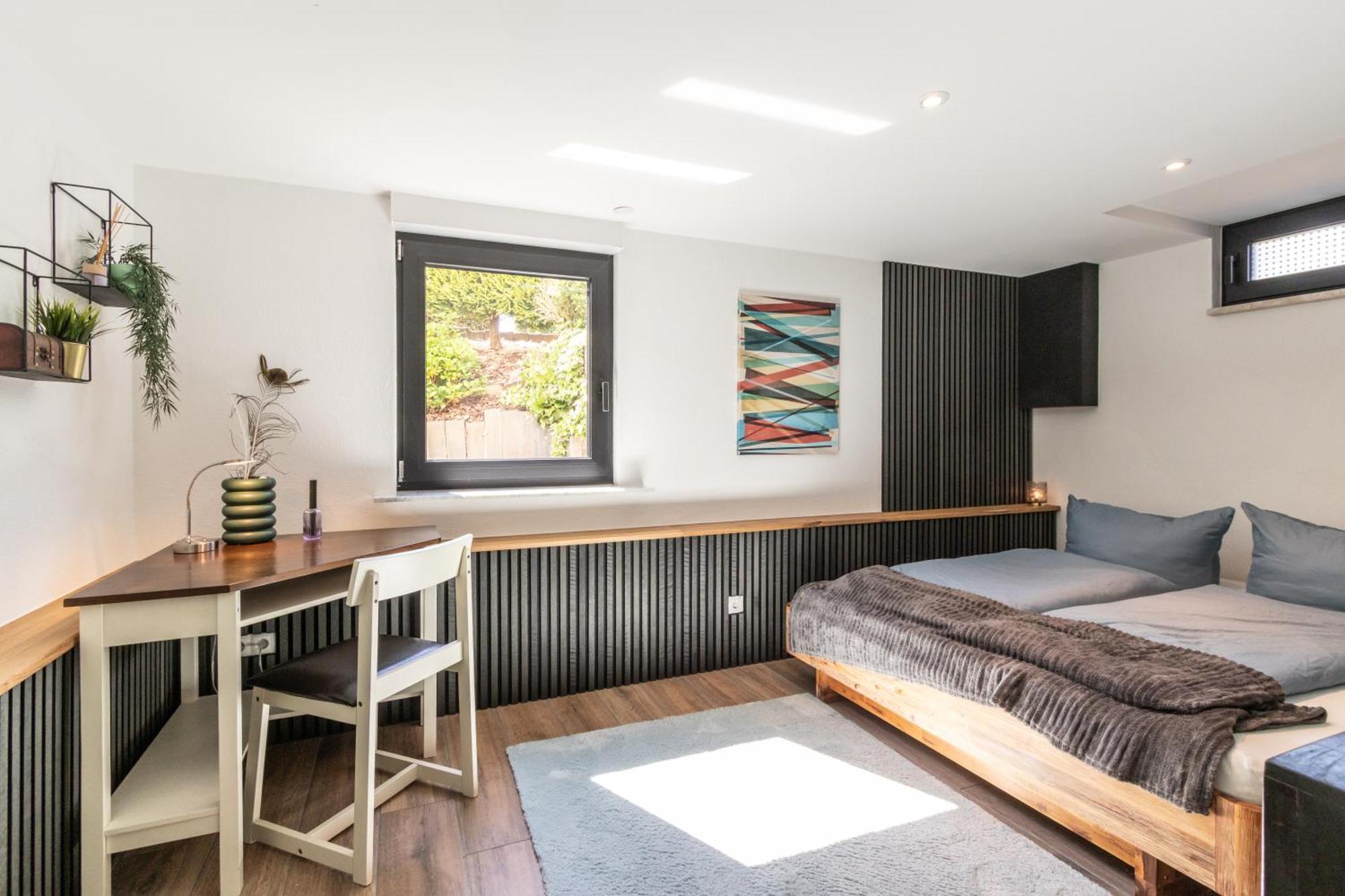 Eifelbergversteck Grosse Und Moderne Einliegerwohnung In Mayen Esterno foto